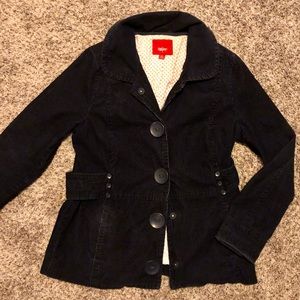 Retro Mossimo Corduroy Navy Jacket